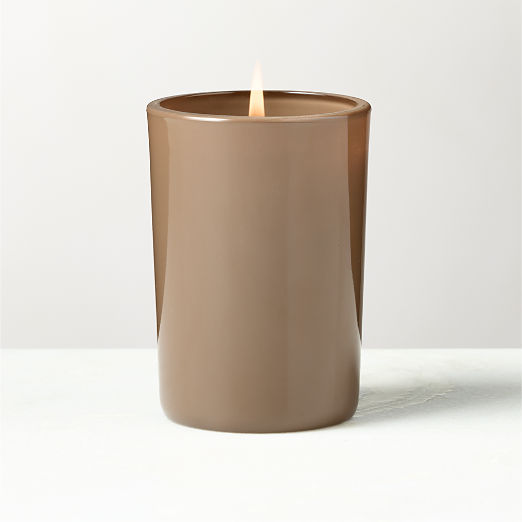CB2 Moroccan Vanilla Scented Glass Candle 7oz