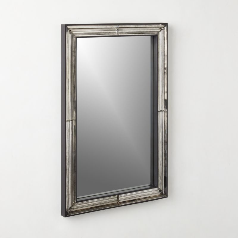 Mossoro Cast Glass Rectangular Wall Mirror 24''x36'' - image 3 of 6