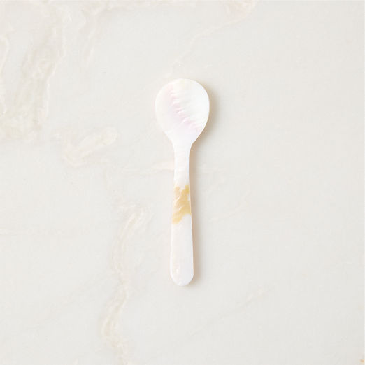 Mother of Pearl Caviar Spoon by Nina Garcia