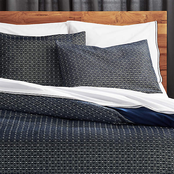 Moura Chenille Navy Duvet Cover And, How Big Is A Queen Duvet Cover