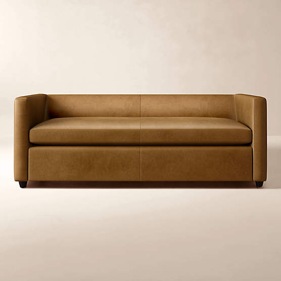 Movie 80" Leather Sleeper Sofa