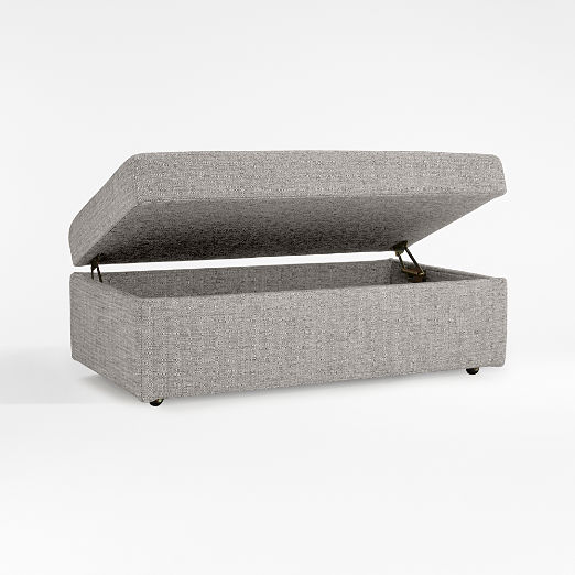 Movie Fabric Storage Ottoman