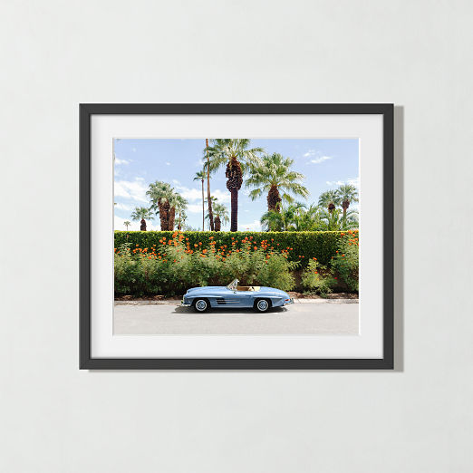 'Mercedes-Benz 300 SL Roadster' Photographic Print in Black Frame 25.75"x21.75"