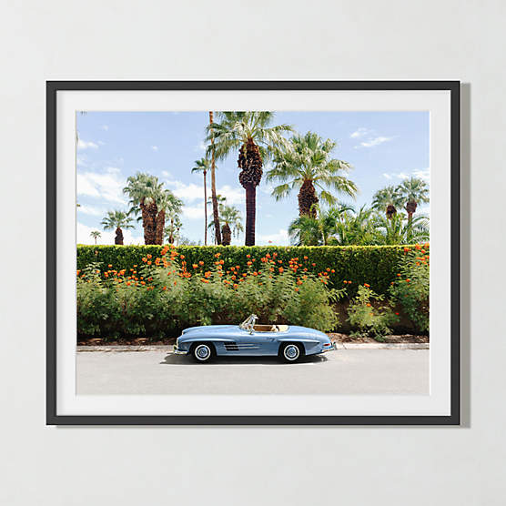 'Mercedes-Benz 300 SL Roadster' Photographic Print in Black Frame 38.75"x32.25"