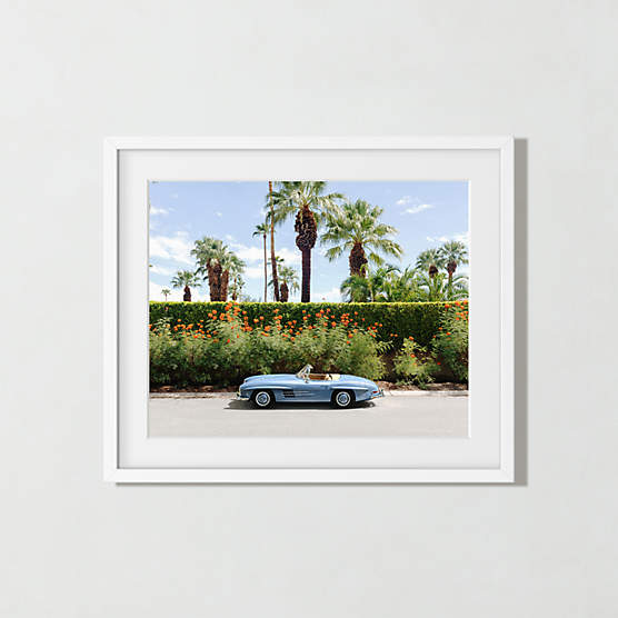 'Mercedes-Benz 300 SL Roadster' Photographic Print in White Frame 25.75"x21.75"