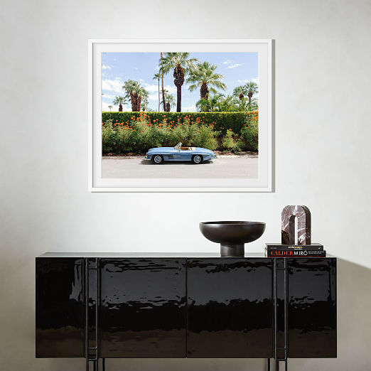 'Mercedes-Benz 300 SL Roadster' Photographic Print in White Frame