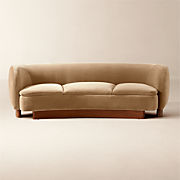 Camden 101" Moss Green Velvet Sofa