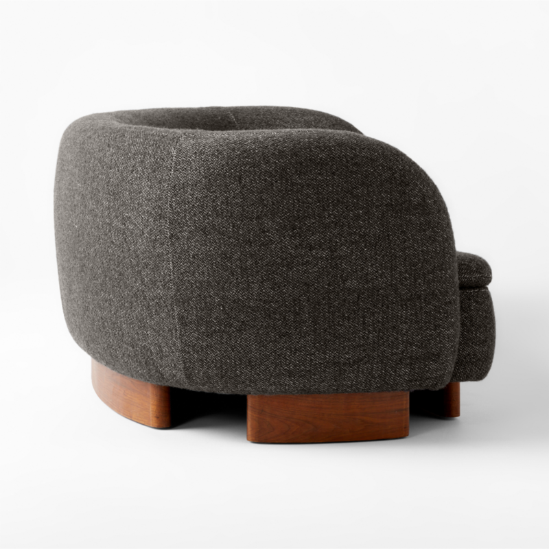 Muir 90" Curved Sofa Curious Dove - image 4 of 7