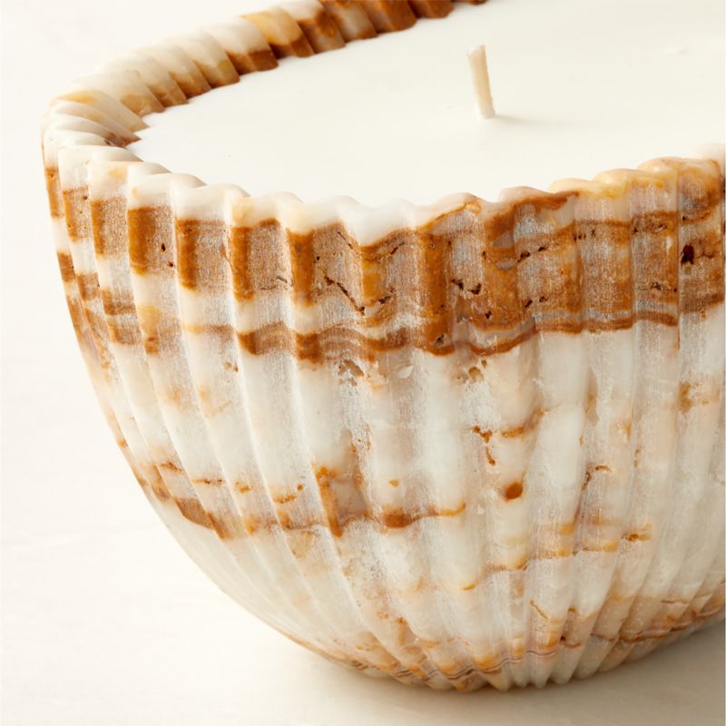 Fluted Onyx Unscented Candle Bowl - image 2 of 4