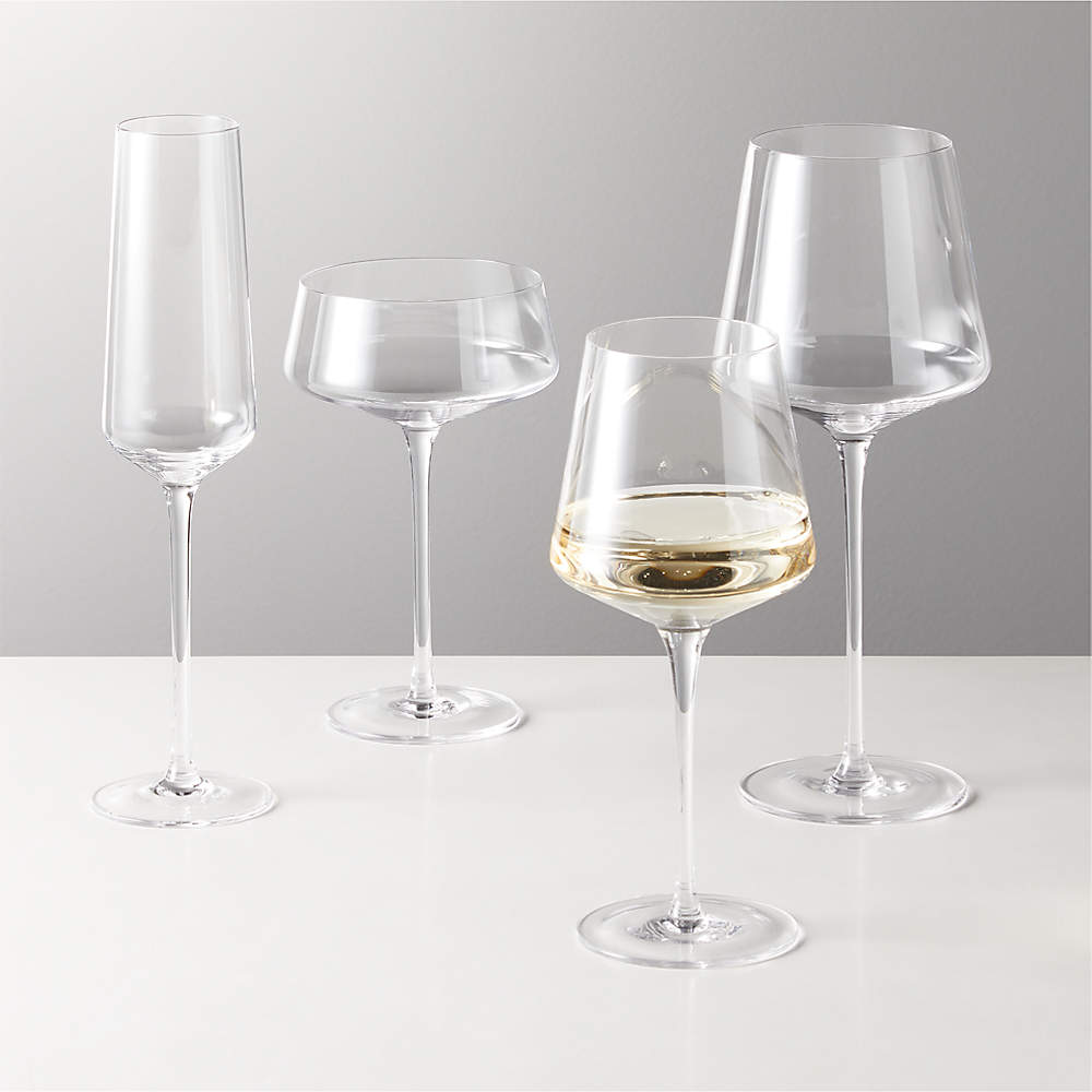 Muse Modern White Wine Glass Set of 4 + Reviews