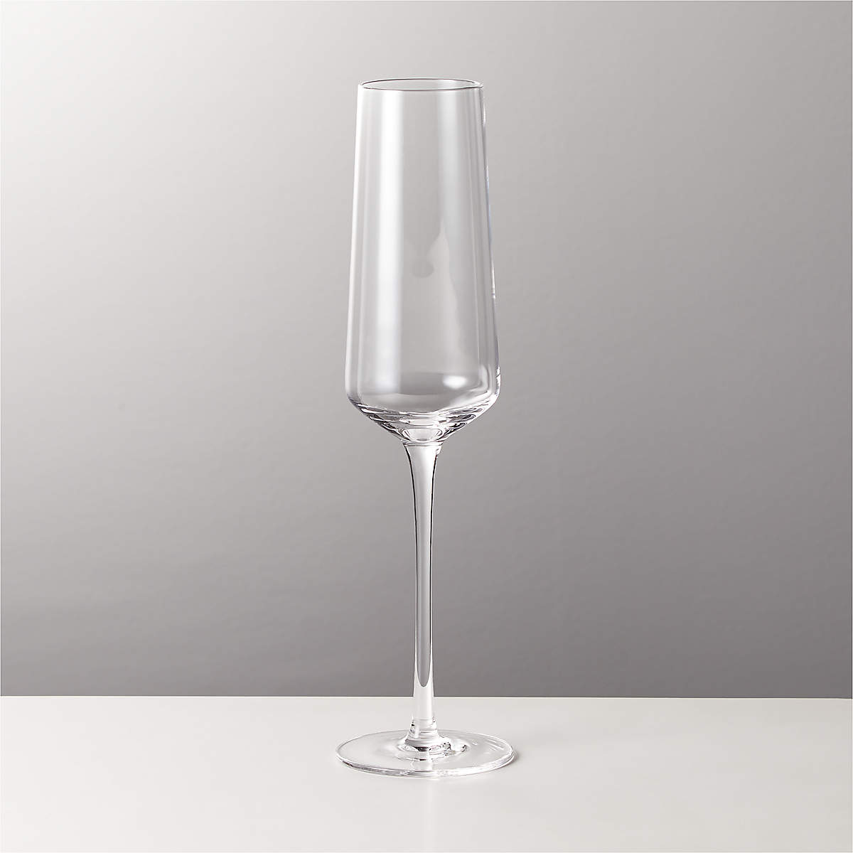 Muse Modern Champagne Flute + Reviews | CB2