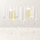 Muse Glass Champagne Flute Set of 6