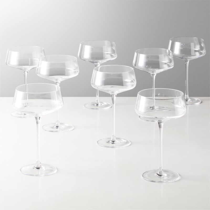 Muse Coupe Cocktail Glass Set of 8 CB2 Canada