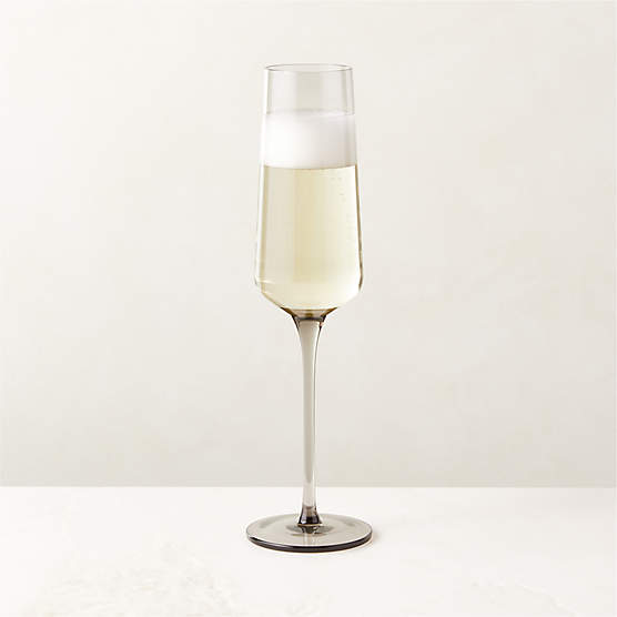 Muse Smoked Glass Champagne Flute