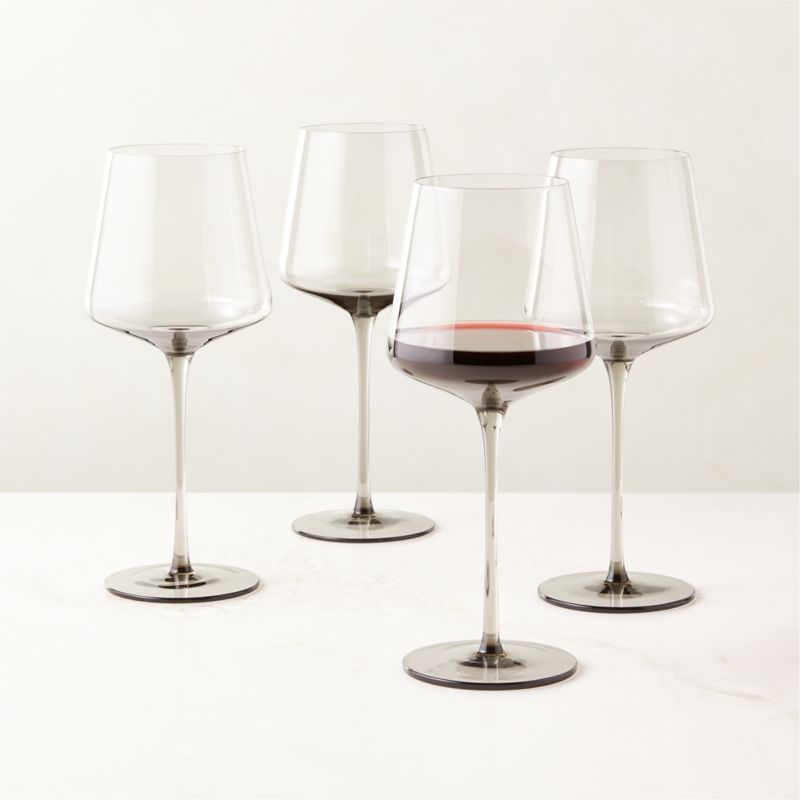 Muse Smoked Red Wine Glass Set of 4 - image 0 of 3