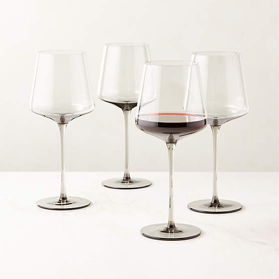 Muse Smoked Red Wine Glass Set of 4