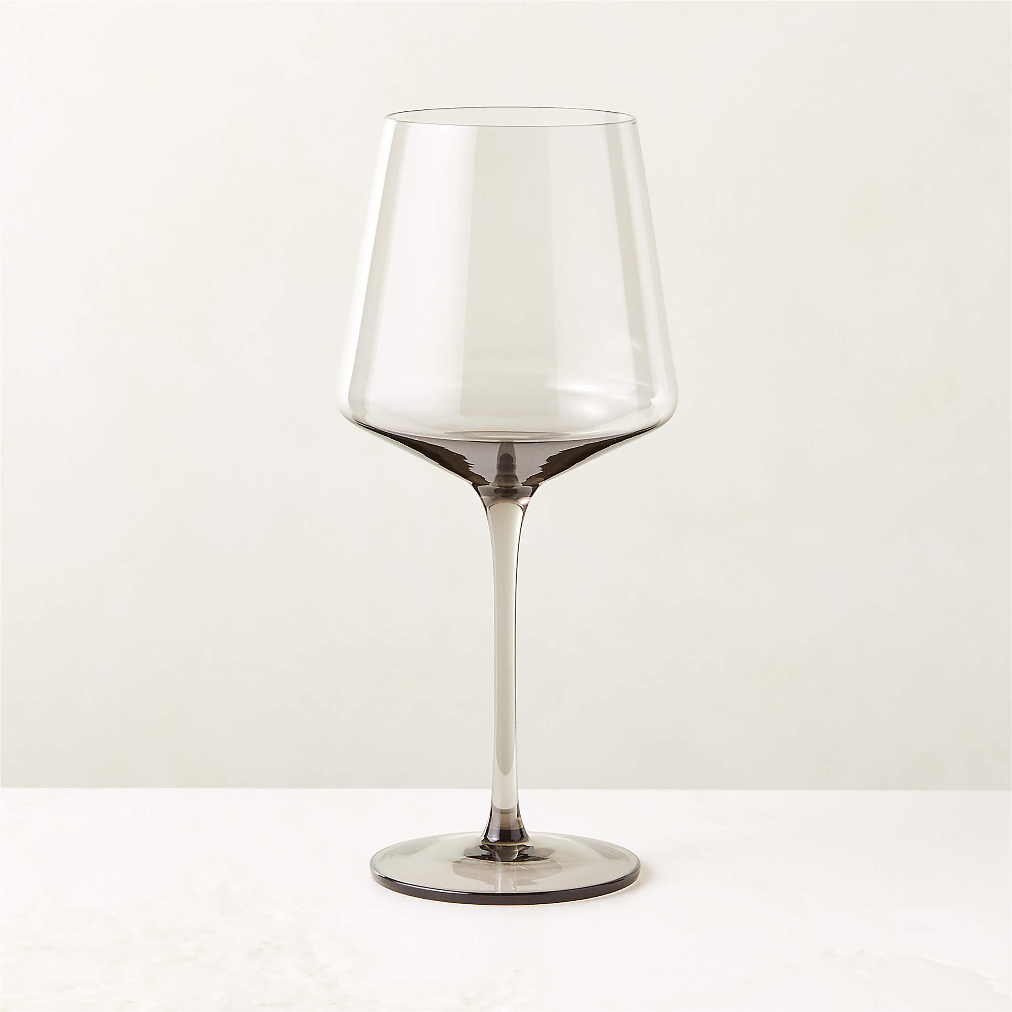 Muse Smoked Wine Glasses CB2