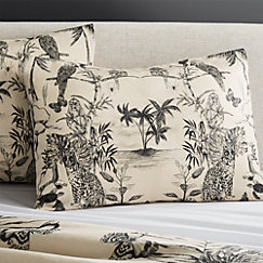 Midnight Jungle Linen King Duvet Cover by Matthew Williamson +