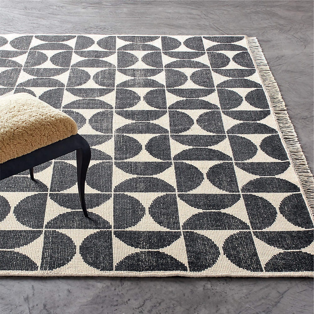 Myra Charcoal Ivory Hand Knotted Rug 6 X9 Reviews Cb2 Myra Charcoal Ivory Hand Knotted Rug 6, Round Outdoor Rugs Target Australia