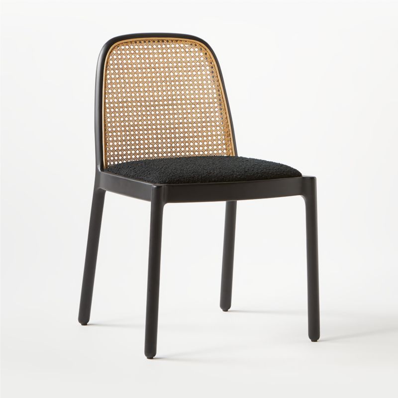 Nadia Black Cane Dining Chair - image 8 of 13