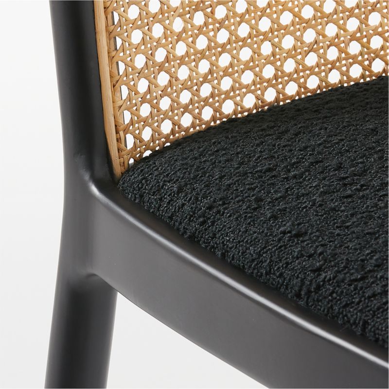 Nadia Black Cane Dining Chair - image 11 of 13