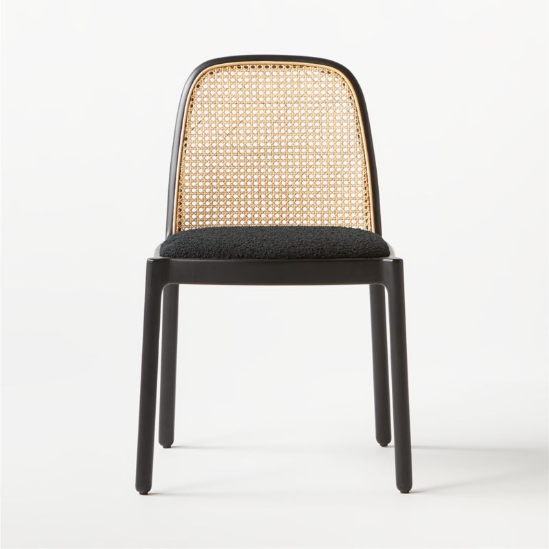 Nadia Black Cane Dining Chair - image 7 of 13