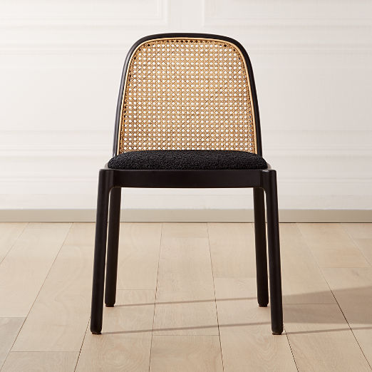 Nadia Black Cane Chair