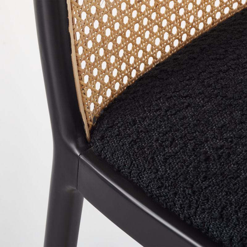 Nadia Black Cane Counter Stool - image 7 of 10