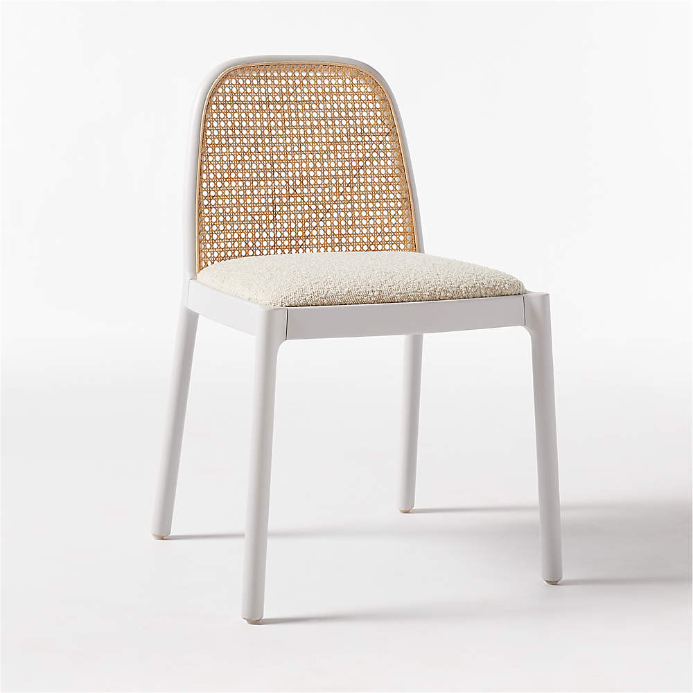 Cane white outlet chair