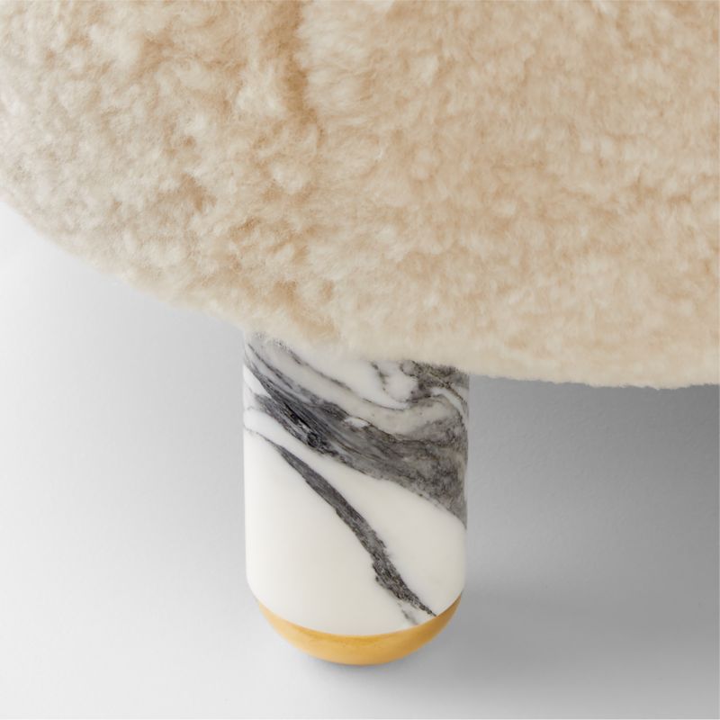 Nadine Accent Chair with Marble Legs Bloce Grey - image 12 of 14