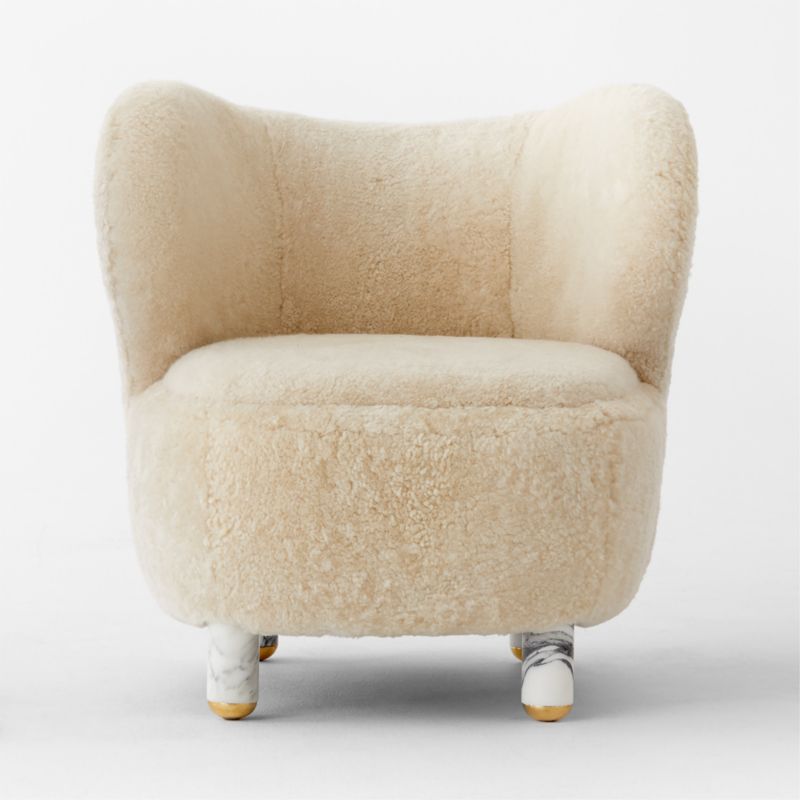 Nadine Accent Chair with Marble Legs Bloce Grey - image 8 of 14