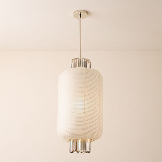 Nagara Rice Paper Pendant Light by Kravitz Design