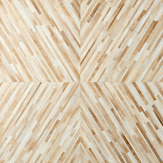 Naho Patchwork Sand Hide Rug Swatch 12"x12"