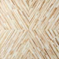 Naho Patchwork Sand Hide Rug Swatch 12"x12"