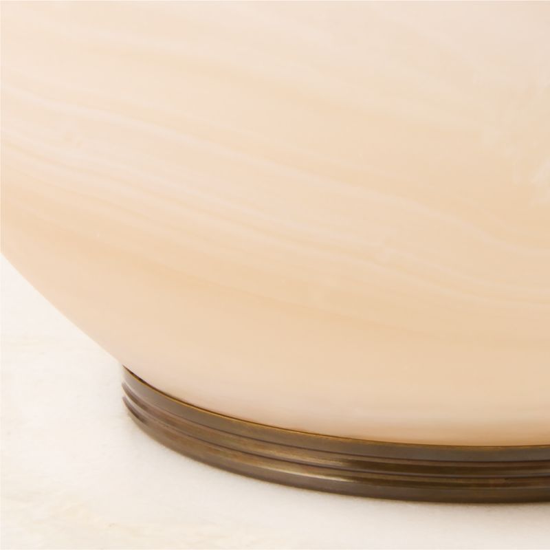 Naomi Faux Alabaster Hurricane Candle Holder Small - image 3 of 5