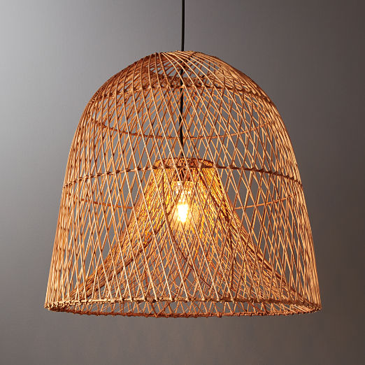 Nassa Woven Bamboo Pendant Light