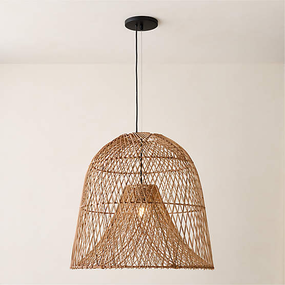 Nassa Woven Bamboo Pendant Light