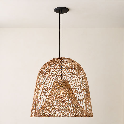 Nassa Woven Bamboo Pendant Light