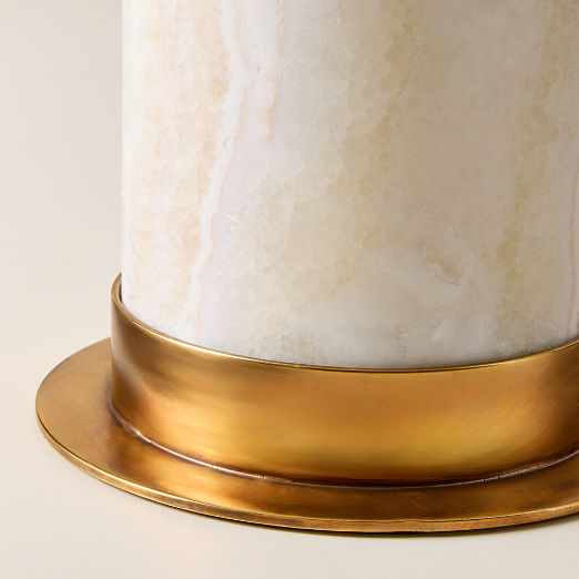 Natalia Onyx Table Lamp 21.9"