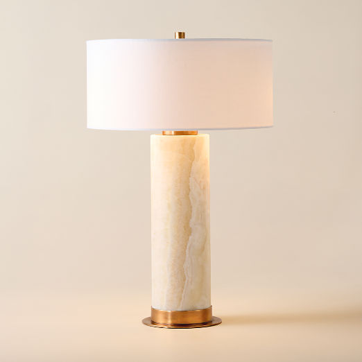 Natalia Onyx Table Lamp 21.9"