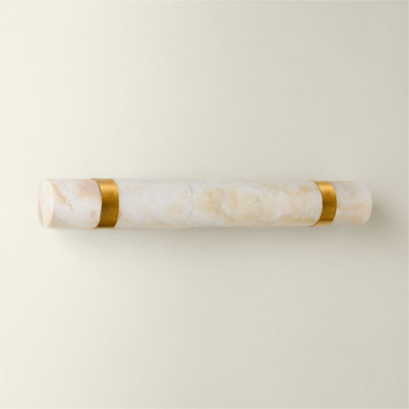 Natalia Onyx Stone Wall Sconce 21.5"