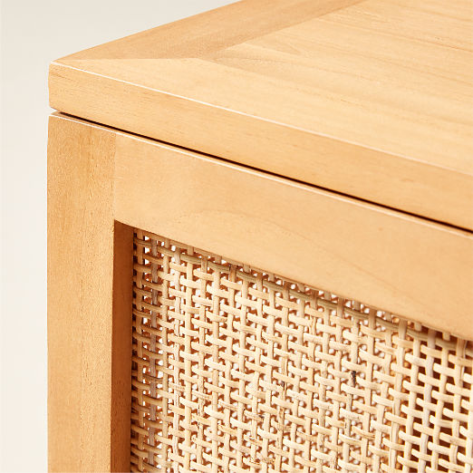 Natural Teak Laundry Hamper