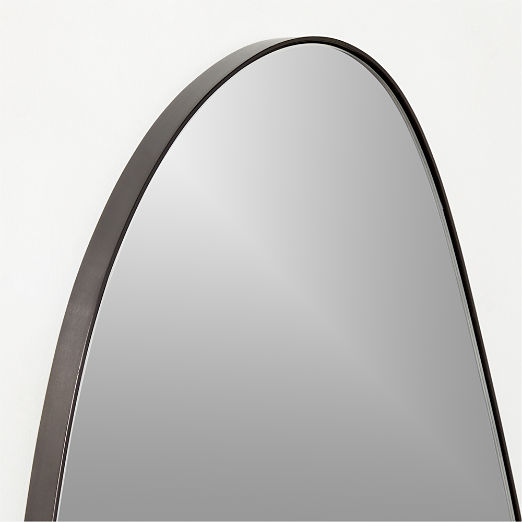 Navone Blackened Brass Wall Mirror 20''x44''