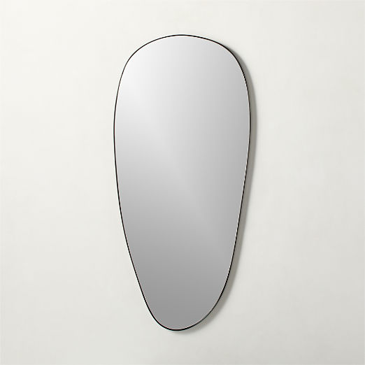 Navone Blackened Brass Wall Mirror 20''x44''