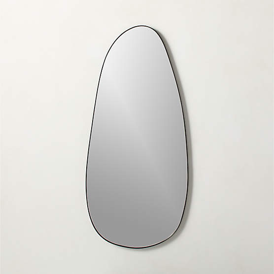 Navone Blackened Brass Wall Mirror 20''x44''