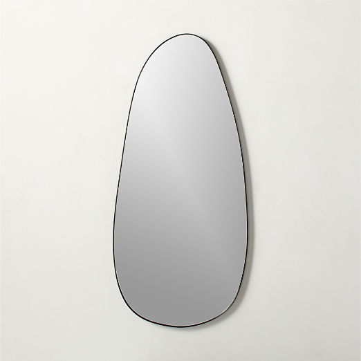 Navone Blackened Brass Wall Mirror 20''x44''