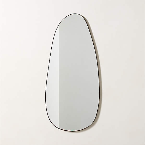 Navone Blackened Brass Wall Mirror 20''x44''
