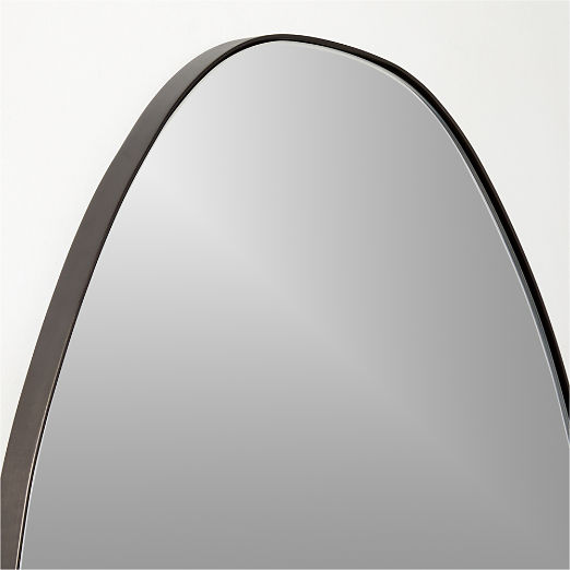 Navone Blackened Brass Wall Mirror 24''x20''