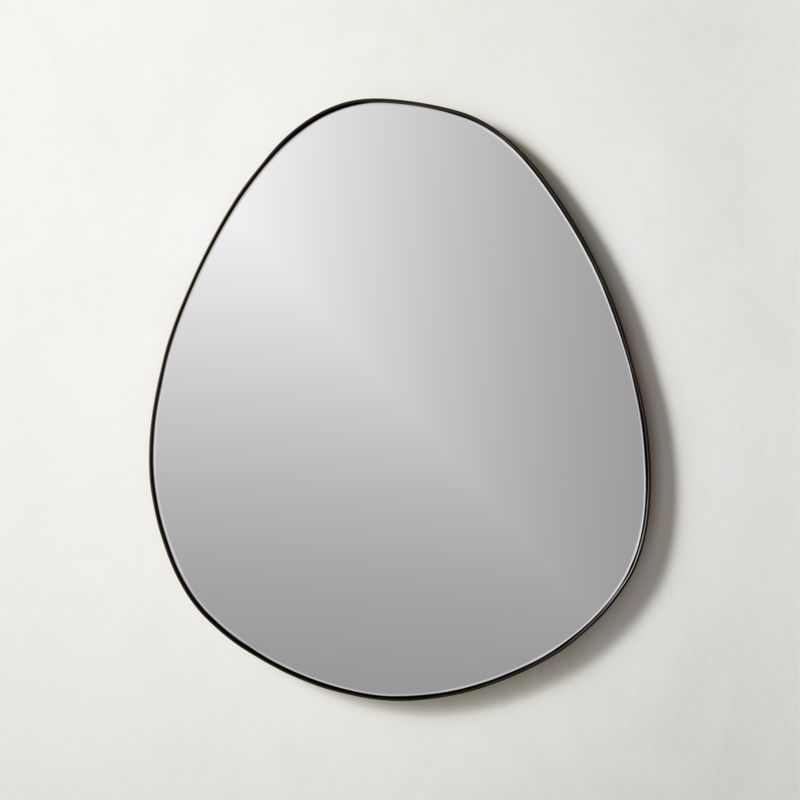 Viewing product image Navone Blackened Brass Wall Mirror 24''x20'' - image 1 of 6