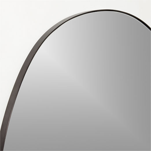 Navone Blackened Brass Wall Mirror 36''x32''